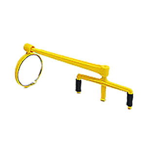 Brilspiegel voor hardlopers en fietsers – geel